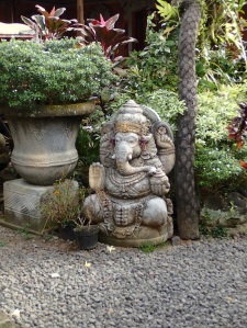 Ganesh le dieu protecteur, placé à l'entrée de chaque maison